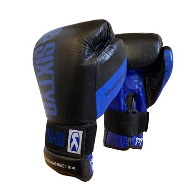 Leather boxing gloves 